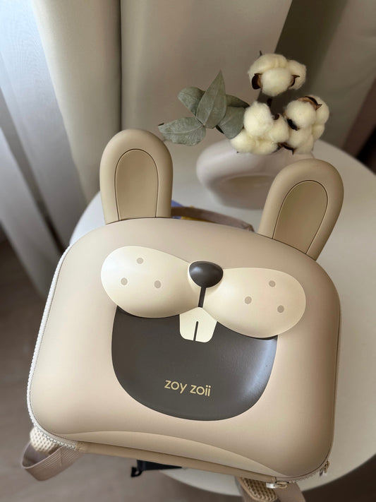 Mochila infantil Zoy Zoii con diseño de conejo tierno y orejas grandes