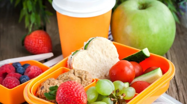 Merienda para niños a la escuela