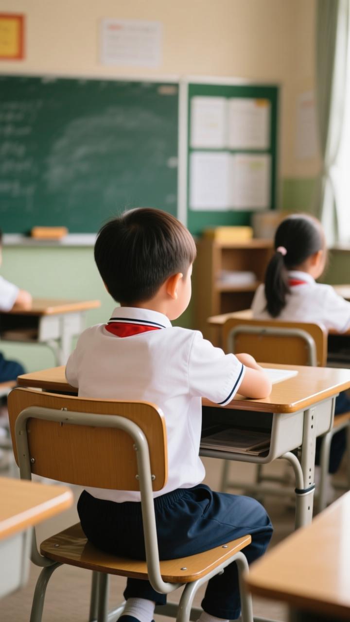 Niño con mochila ergonómica Zoy Zoii caminando al colegio con postura recta, demostrando hábitos saludables para cuidar la espalda desde la infancia.