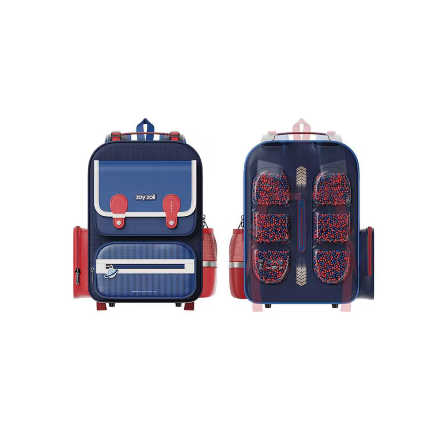 Zoy Zoii B88-A Planet – Orthopädischer Schulrucksack mit Weltraum-Design