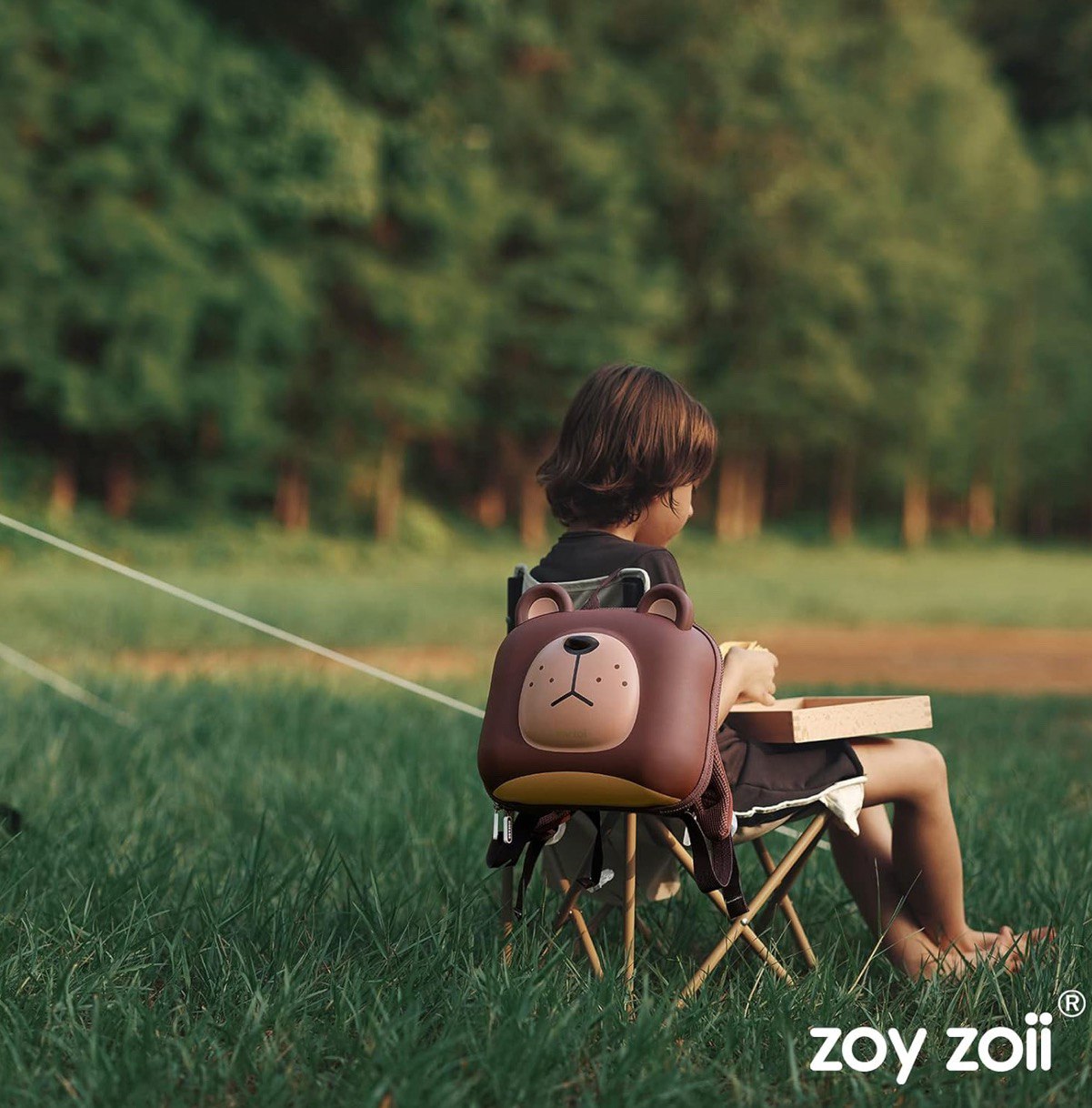Sac à dos Zoy Zoii pour enfants, motif ours 3D, léger et confortable pour enfants de 3 à 7 ans, matériau EVA + polyester, sûr et durable, cadeau idéal pour les anniversaires et les voyages