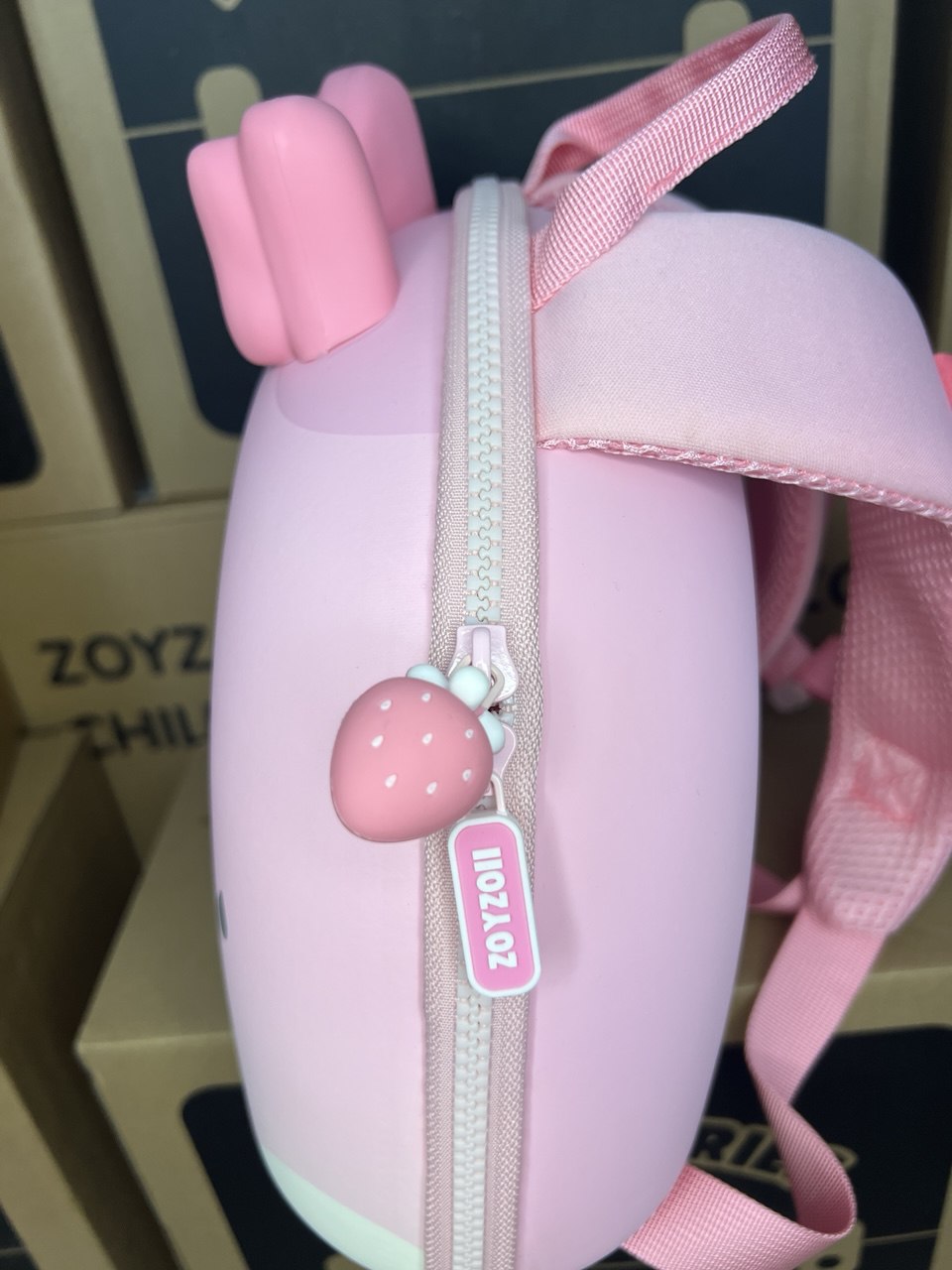 Sac à dos Zoy Zoii B8+ Fraise avec nœud rose