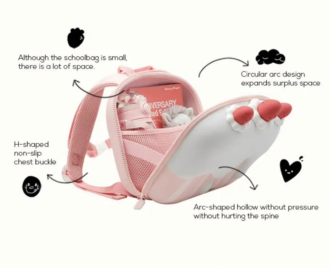 Sac à dos Zoy Zoii B18 Gâteau à la crème – Design 3D adorable et léger