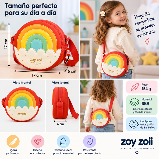 mochila infantil,mochila arcoíris,mochila para niños,mochila redonda,mochila divertida,mochila para regalar,mochila pequeña,mochila resistente,mochila práctica,mochila para 3 años,mochila para 6 años,mochila con diseño,mochila colorida,mochila cómoda,regalo para niños,mochila segura,mochila ligera,mochila de calidad,mochila para paseo,mochila para parque