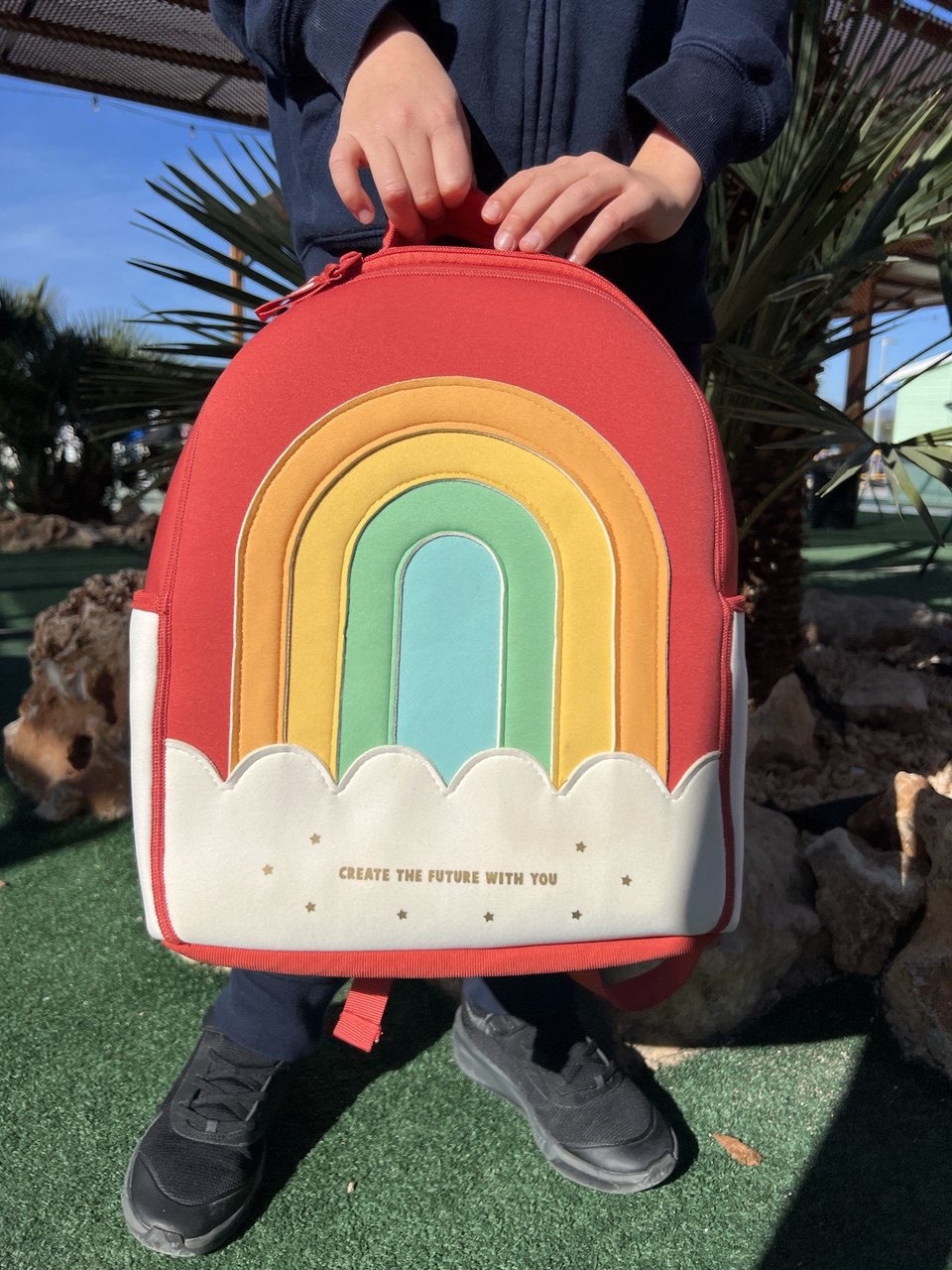 Zoy Zoii B19 – Mochila Infantil Rainbow Ergonómica y Ecológica