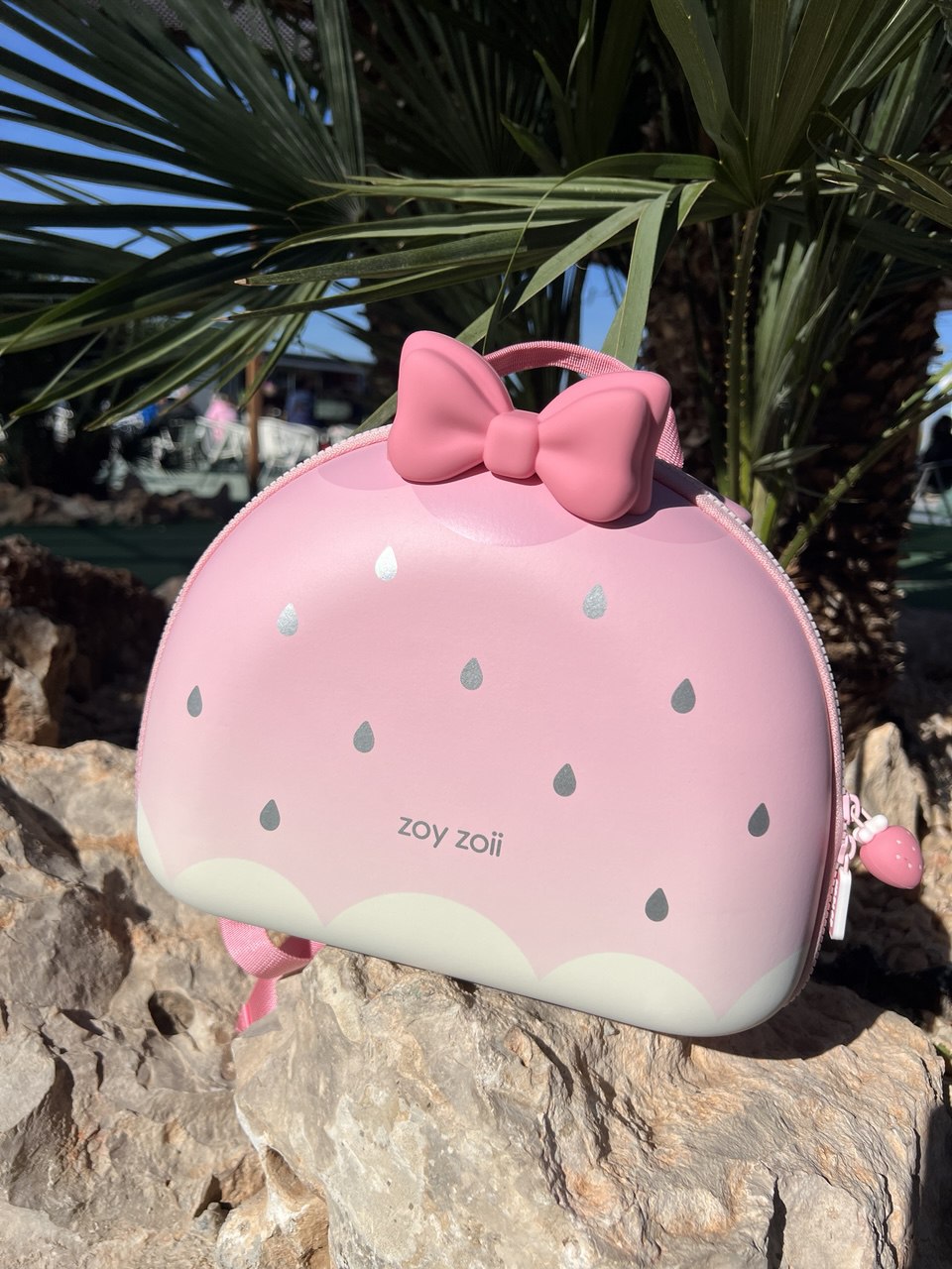 Sac à dos Zoy Zoii B8+ Fraise avec nœud rose