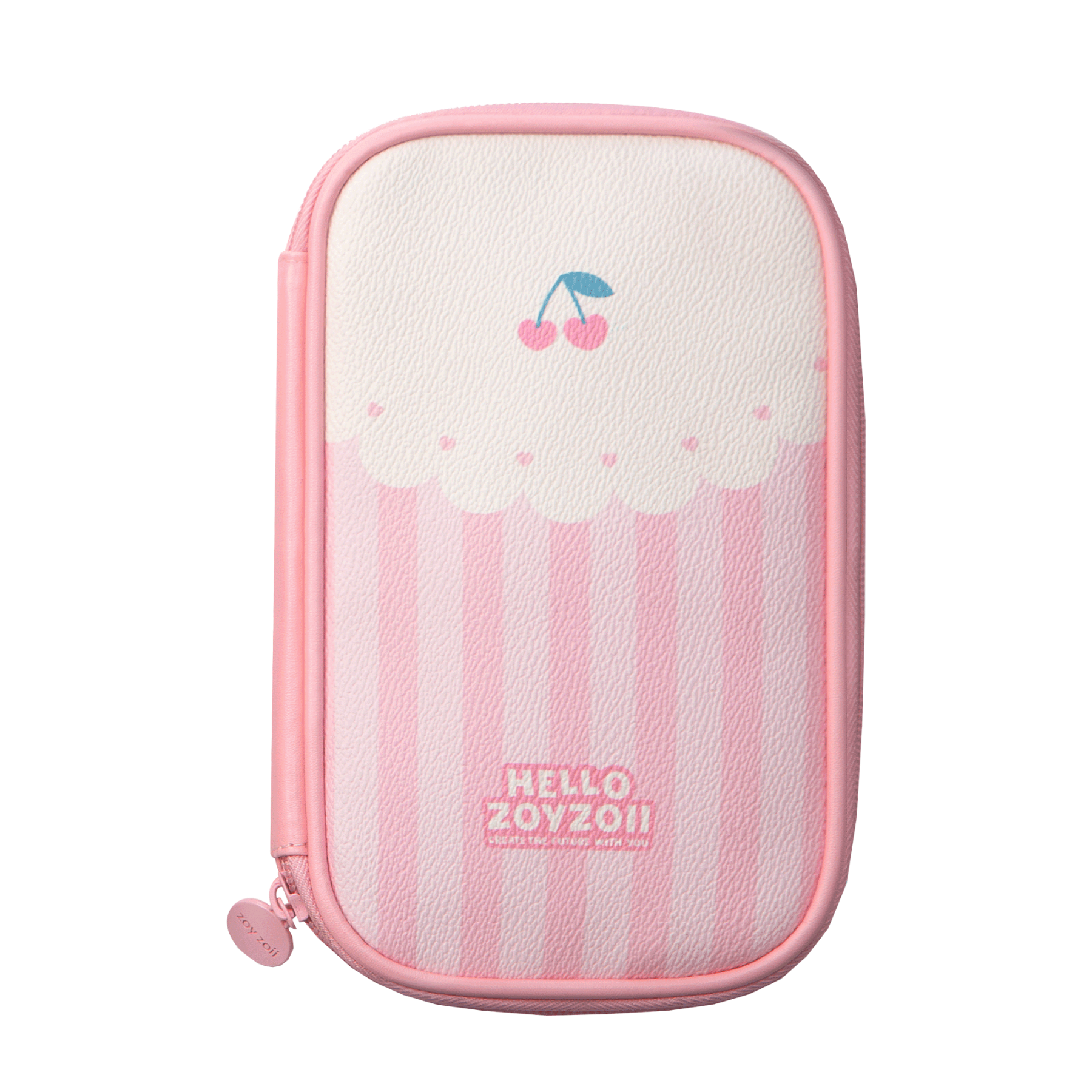 Estuche escolar infantil Zoy Zoii con diseño de cereza