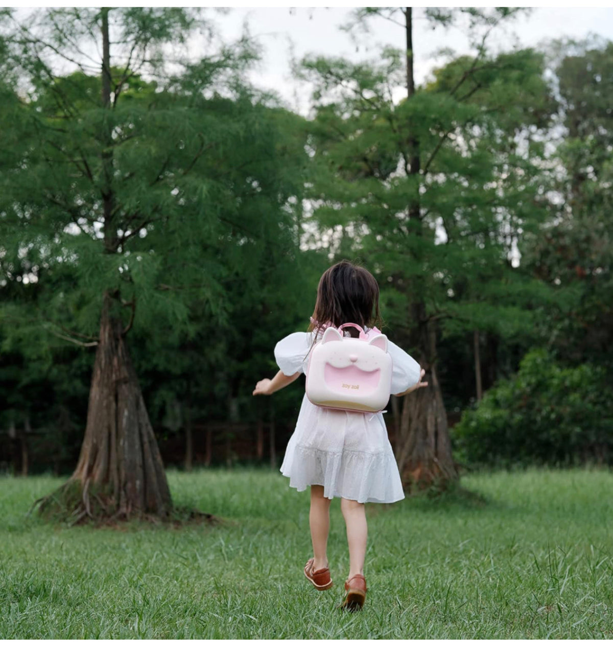 Mochila para niños pequeños con cara de gato