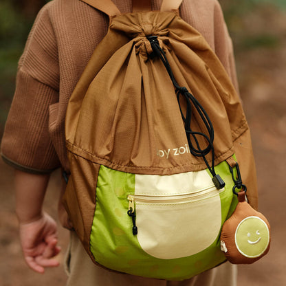 Mochila escolar creativa con diseño de fruta aguacate