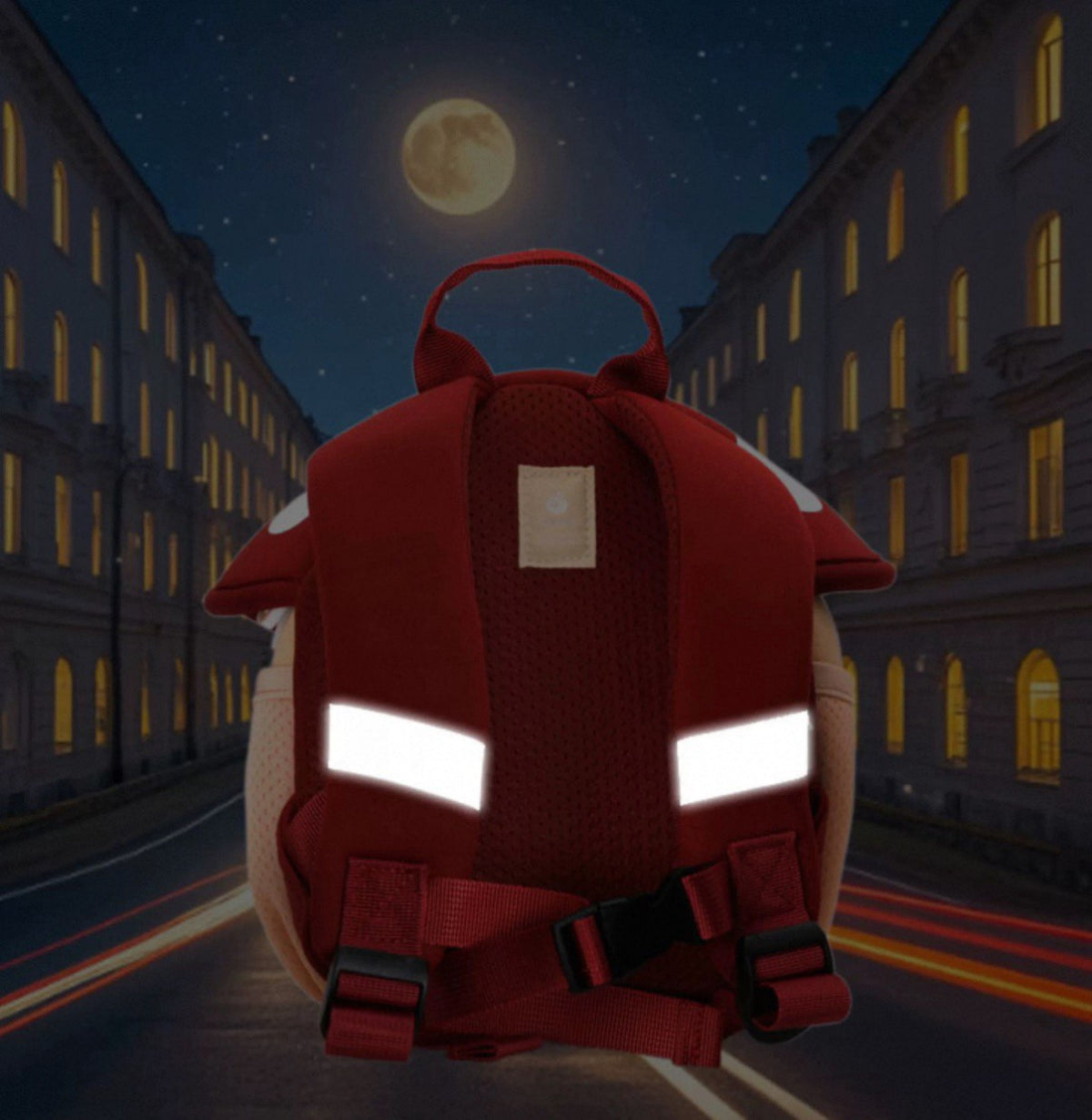 Mochila escolar divertida en forma de hongo para niños