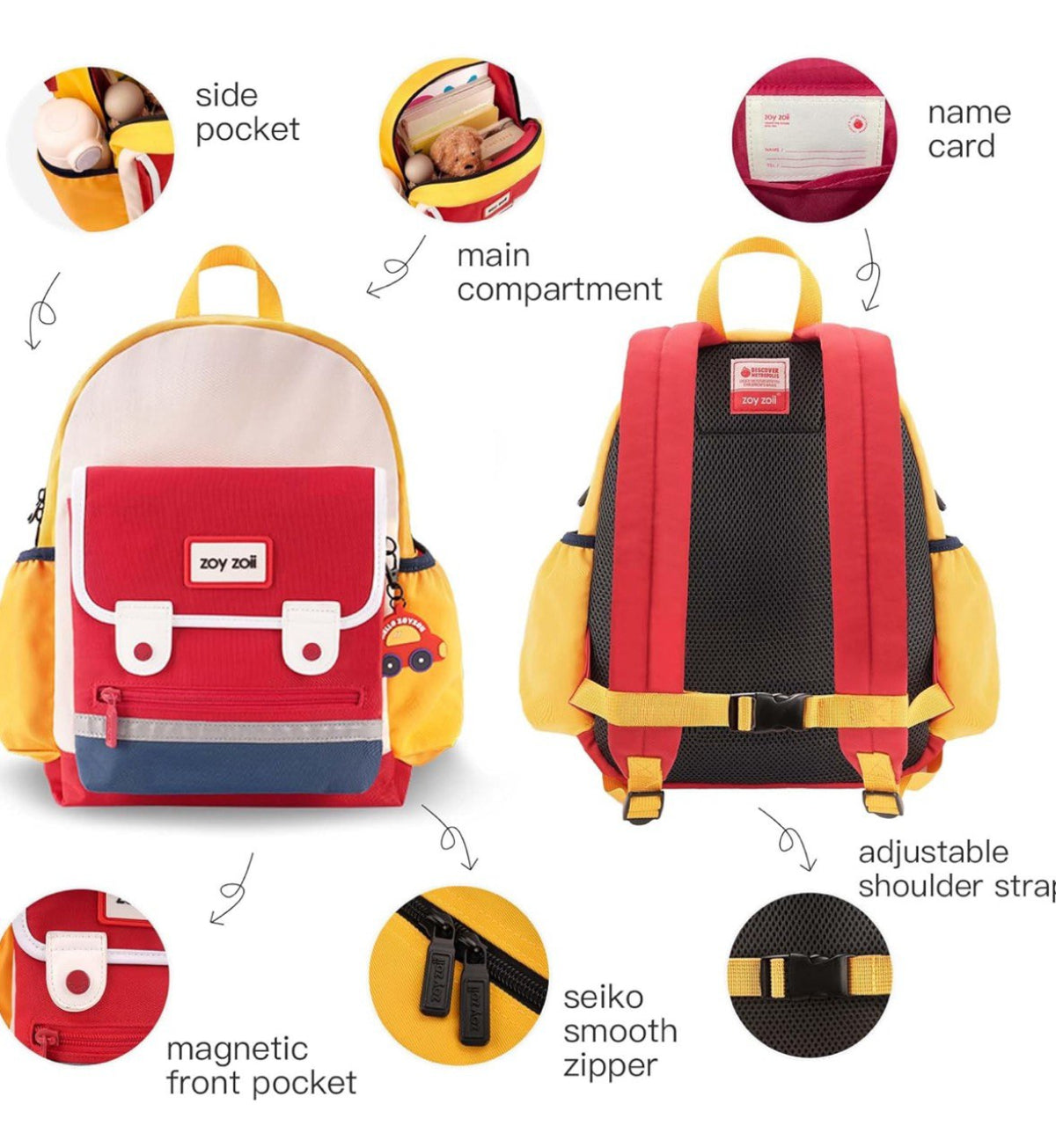 Mochila original infantil Zoy Zoii con regalo de presentación