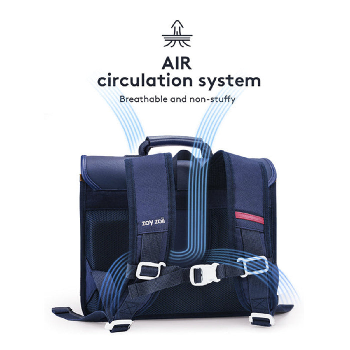 Mochila creativa Zoy Zoii con cohete y planetas