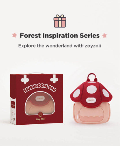 Mochila ligera infantil estilo hongo para guardería