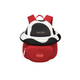 Mochila infantil vaca Zoy Zoii con monedero extraíble roja y negra