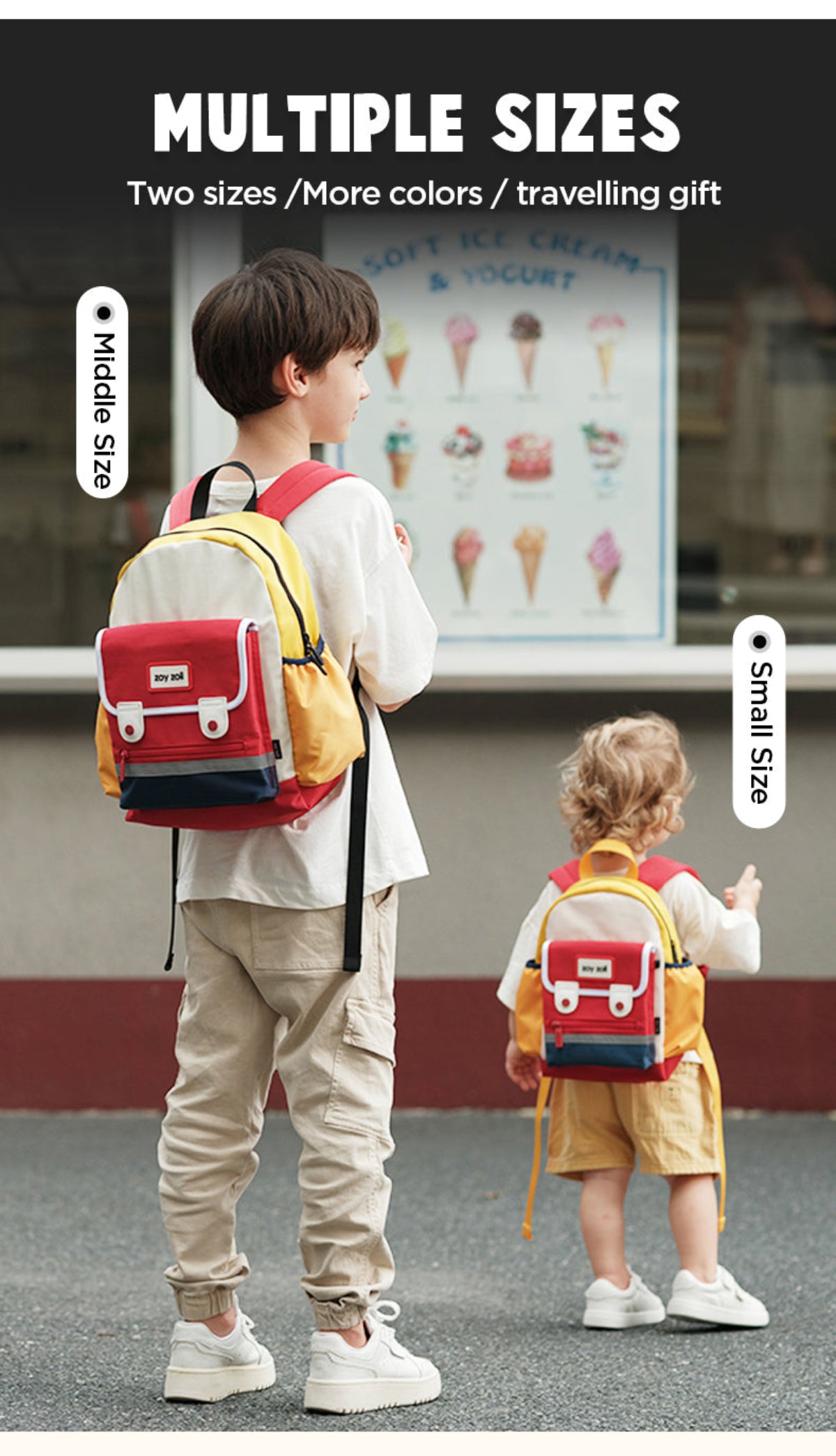 Mochila ligera para guardería Zoy Zoii con caja incluida