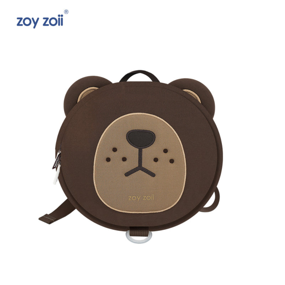 Mochila infantil Zoy Zoii con diseño de oso y correa de seguridad para niños pequeños