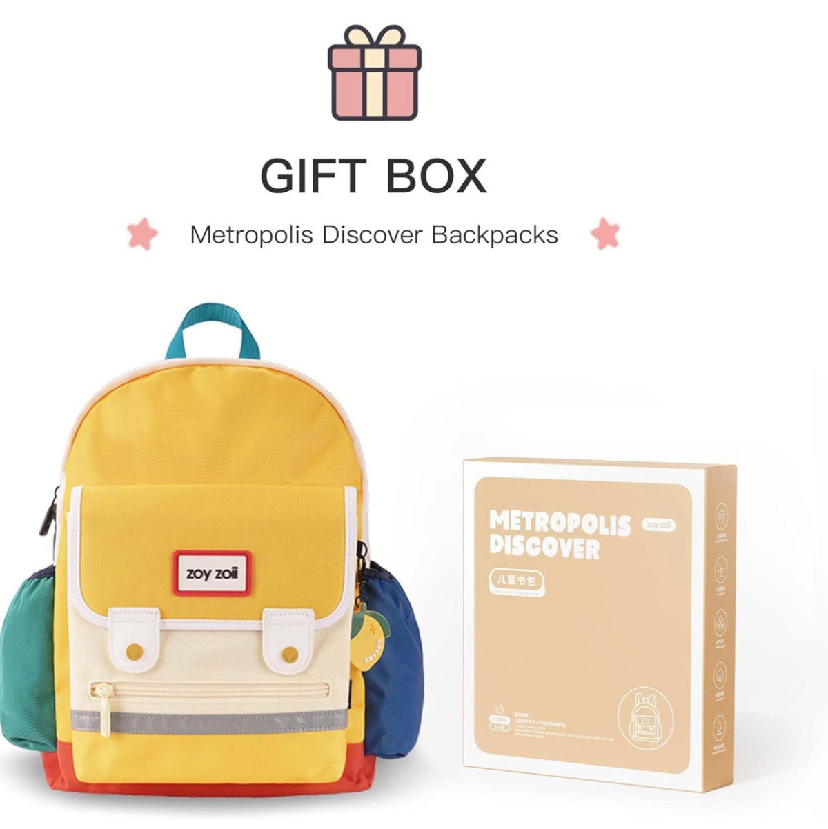 Mochila infantil Zoy Zoii resistente y cómoda para guardería o excursiones