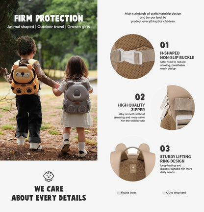 Mochila Zoy Zoii de neopreno con forma de oso cómoda y ligera para el día a día