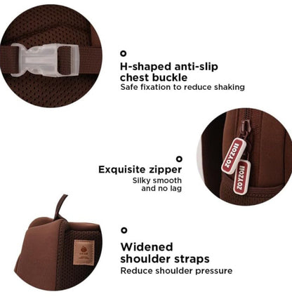 Mochila divertida para niños Zoy Zoii diseño tierno de osito