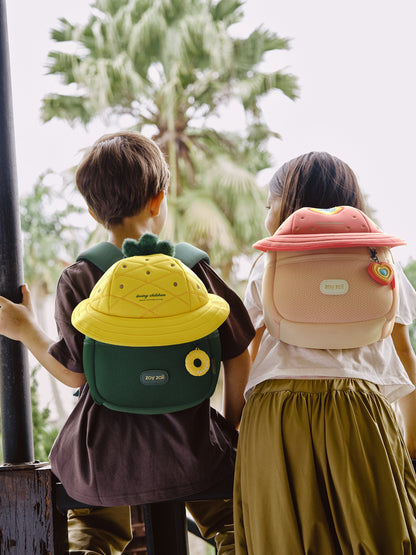 Mochila preescolar Zoy Zoii con corazón multicolor