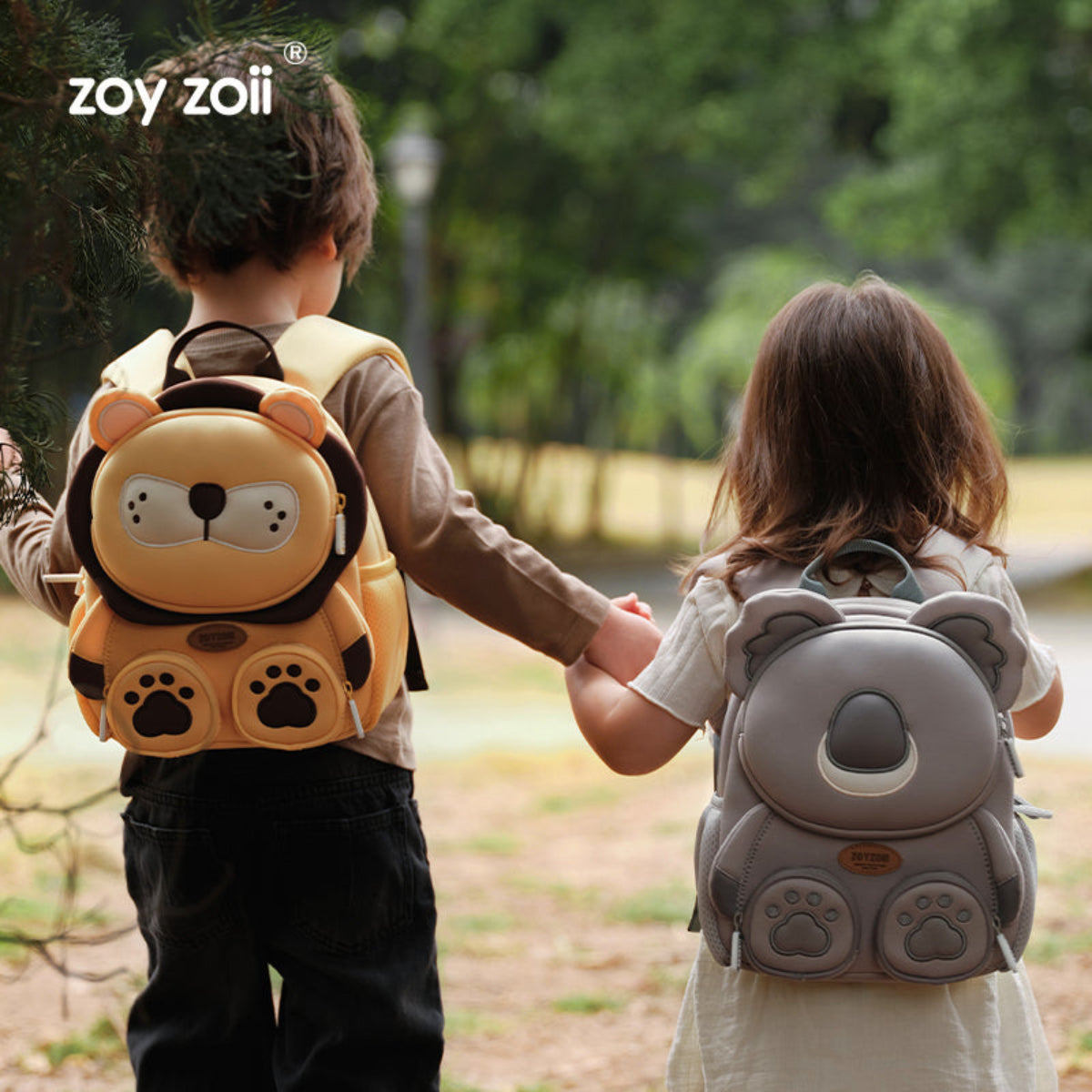 Mochila ligera y cómoda con forma de león para niños pequeños