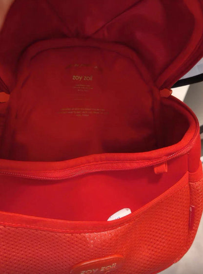 Mochila ligera para guardería con diseño de corazón