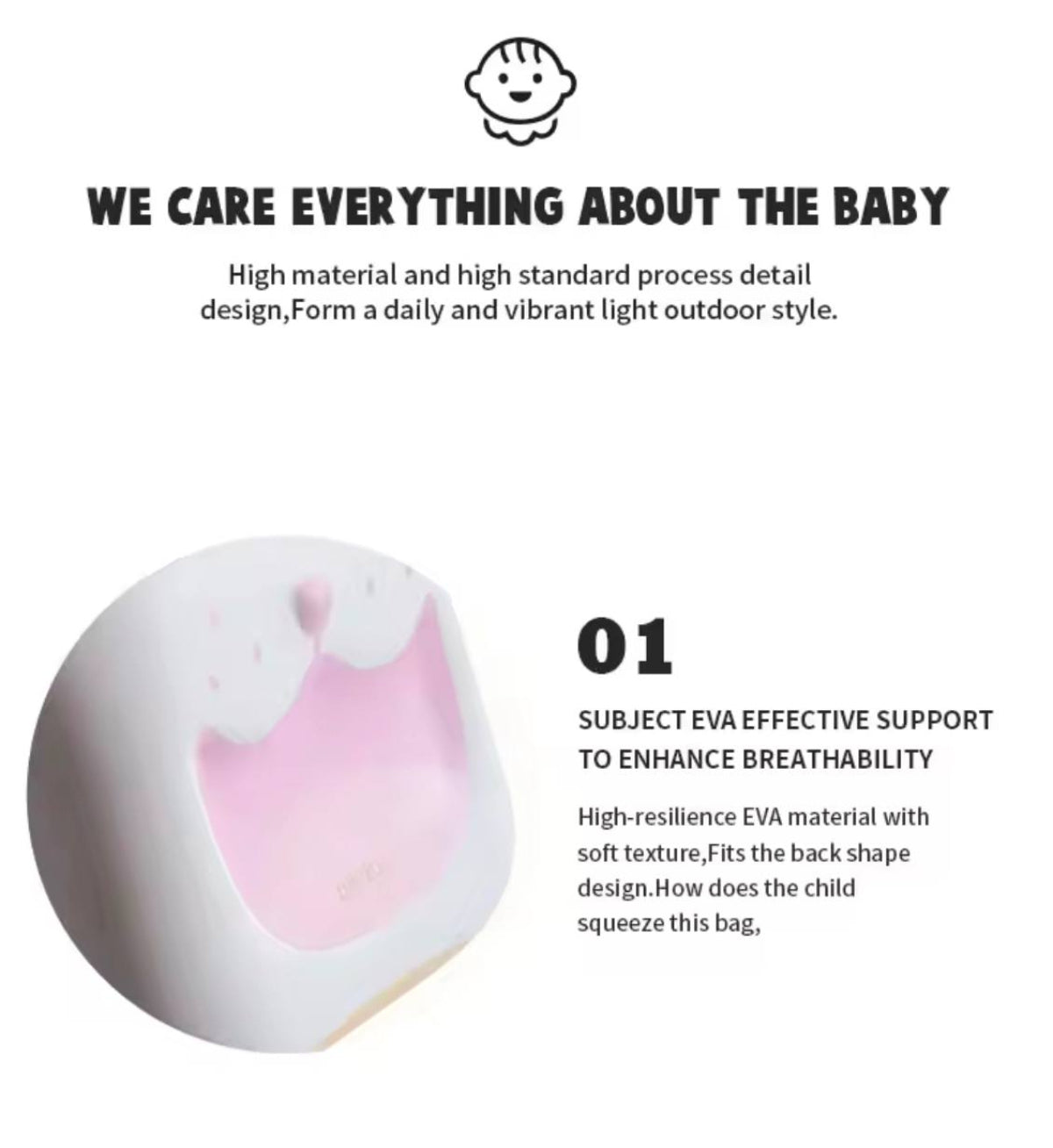 Mochila preescolar colorida diseño gatito rosa