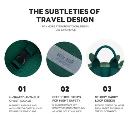 Mochila infantil creativa con forma de piña