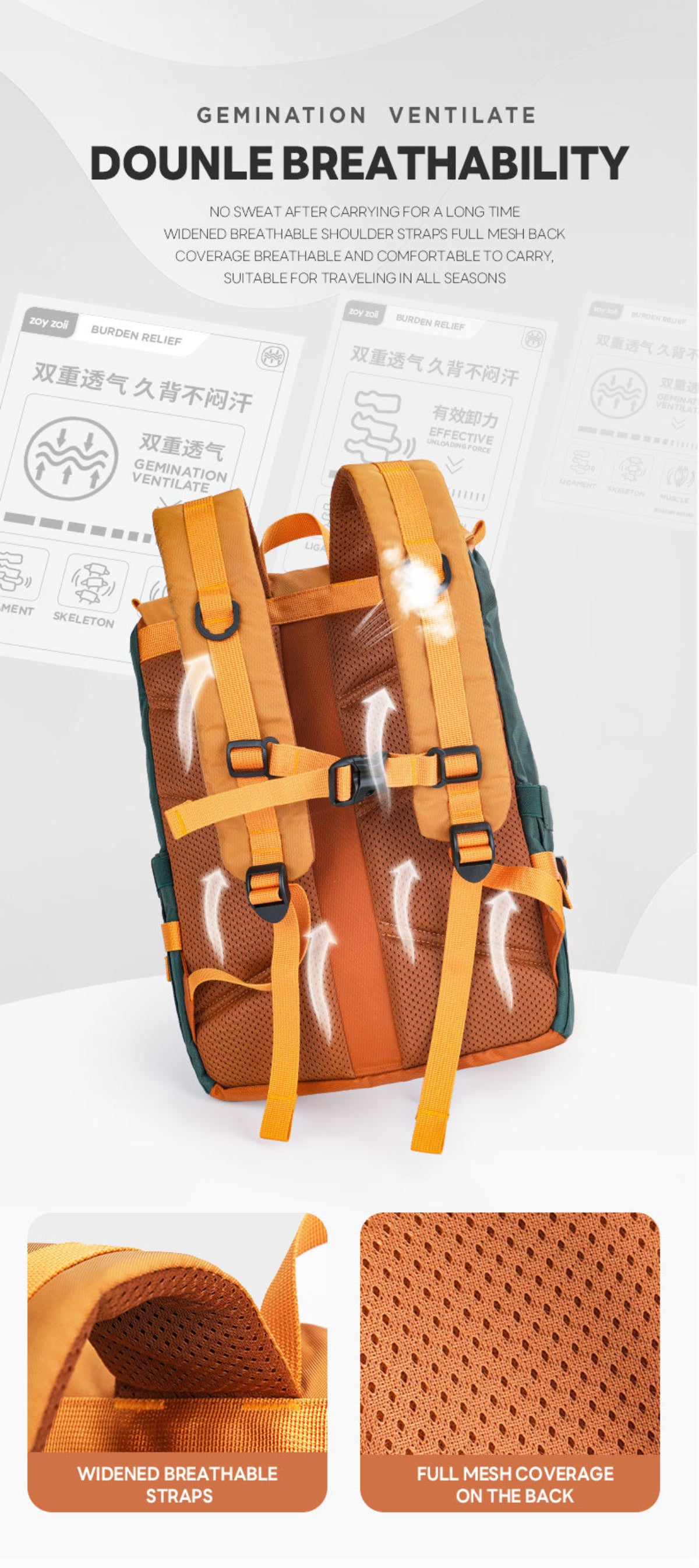 Mochila para niños para viajar Zoy Zoii B 72 Rosa