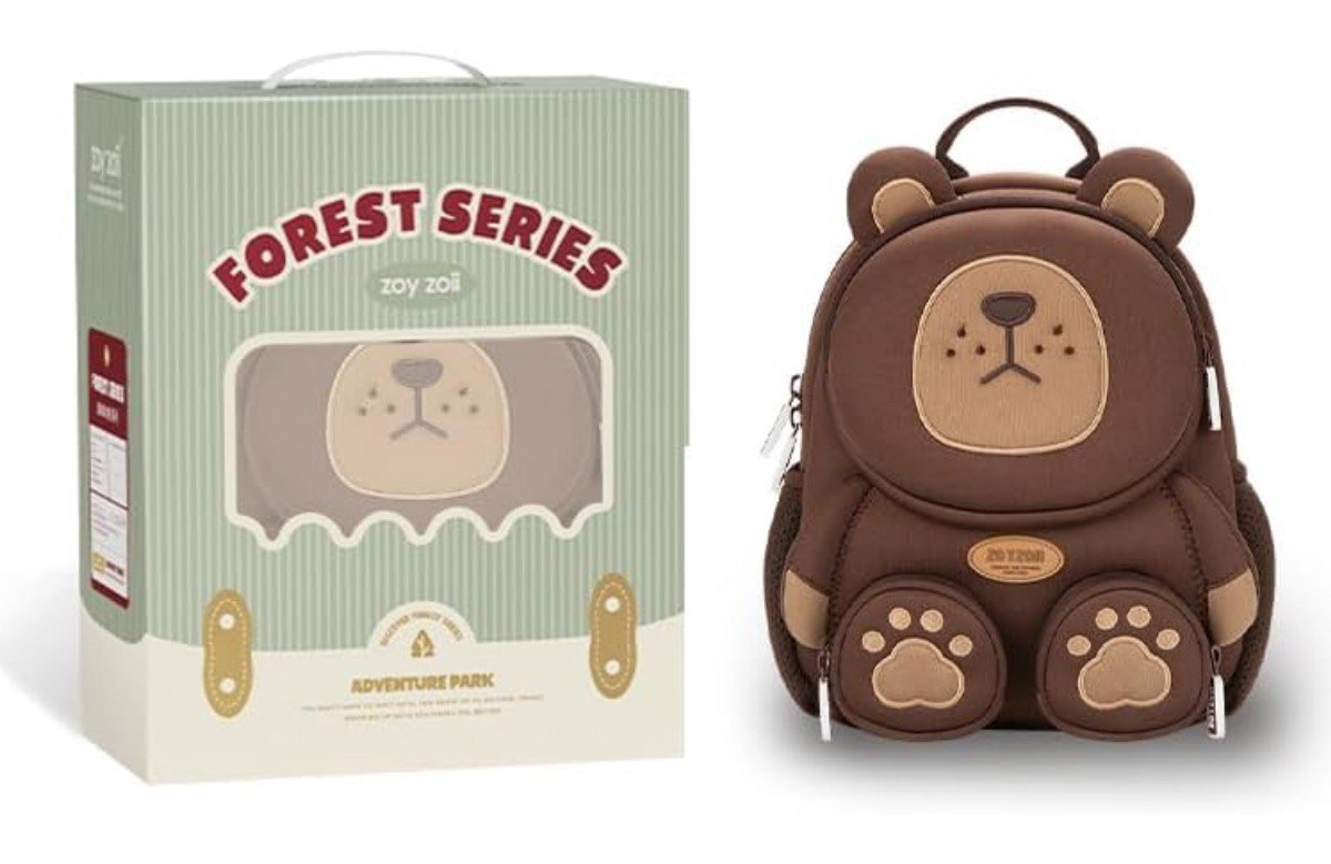 Mochila escolar Zoy Zoii con estilo original de oso perfecta para los más pequeños