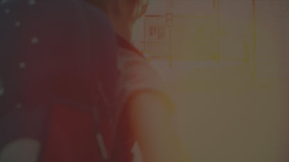 Mochila de guardería con diseño de cohete y cielo estrellado