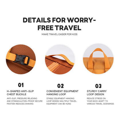 mochila infantil zoy zoii rosa exterior