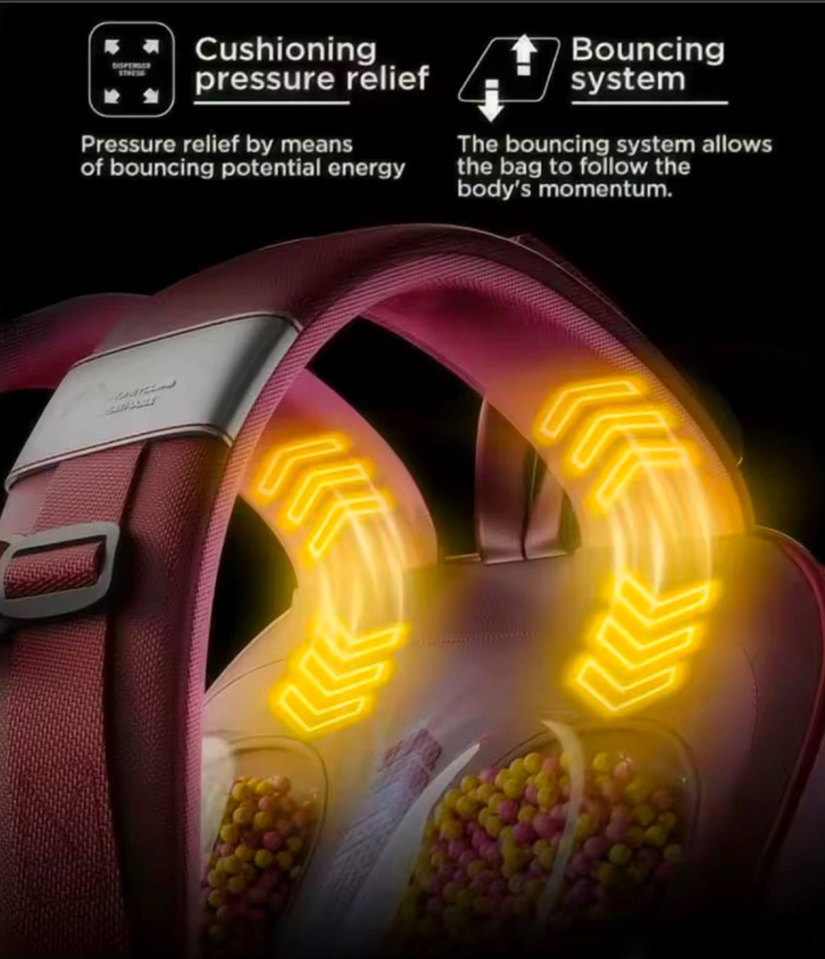 Zoy Zoii Mochila Escolar Infantil B88-B Cereza con Espalda Ortopédica y Diseño Ergonómico para Niños y Niñas 39x30x14 cm