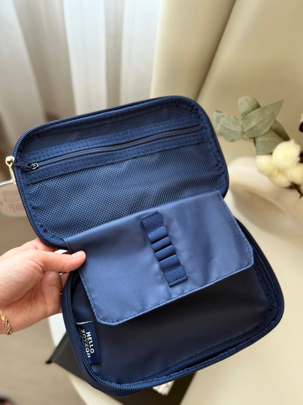 Estuche escolar infantil Zoy Zoii con diseño de cohete