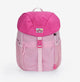 Zoii B73 Rosa - Mochila para Niños de Nylon Impermeable con Espalda Acolchada y Bolsillos Laterales 