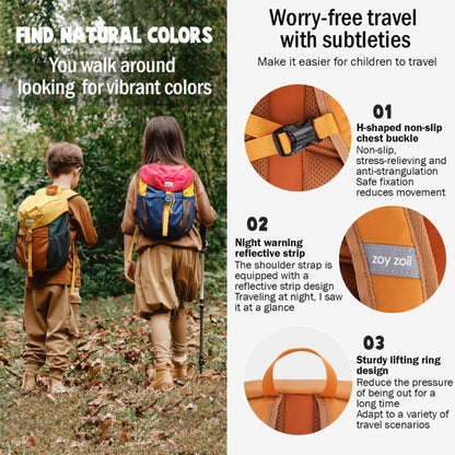 mochila infantil zoy zoii rosa